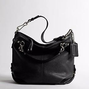 COACH PURSE BROOKE Pebbled leather hobo 14142